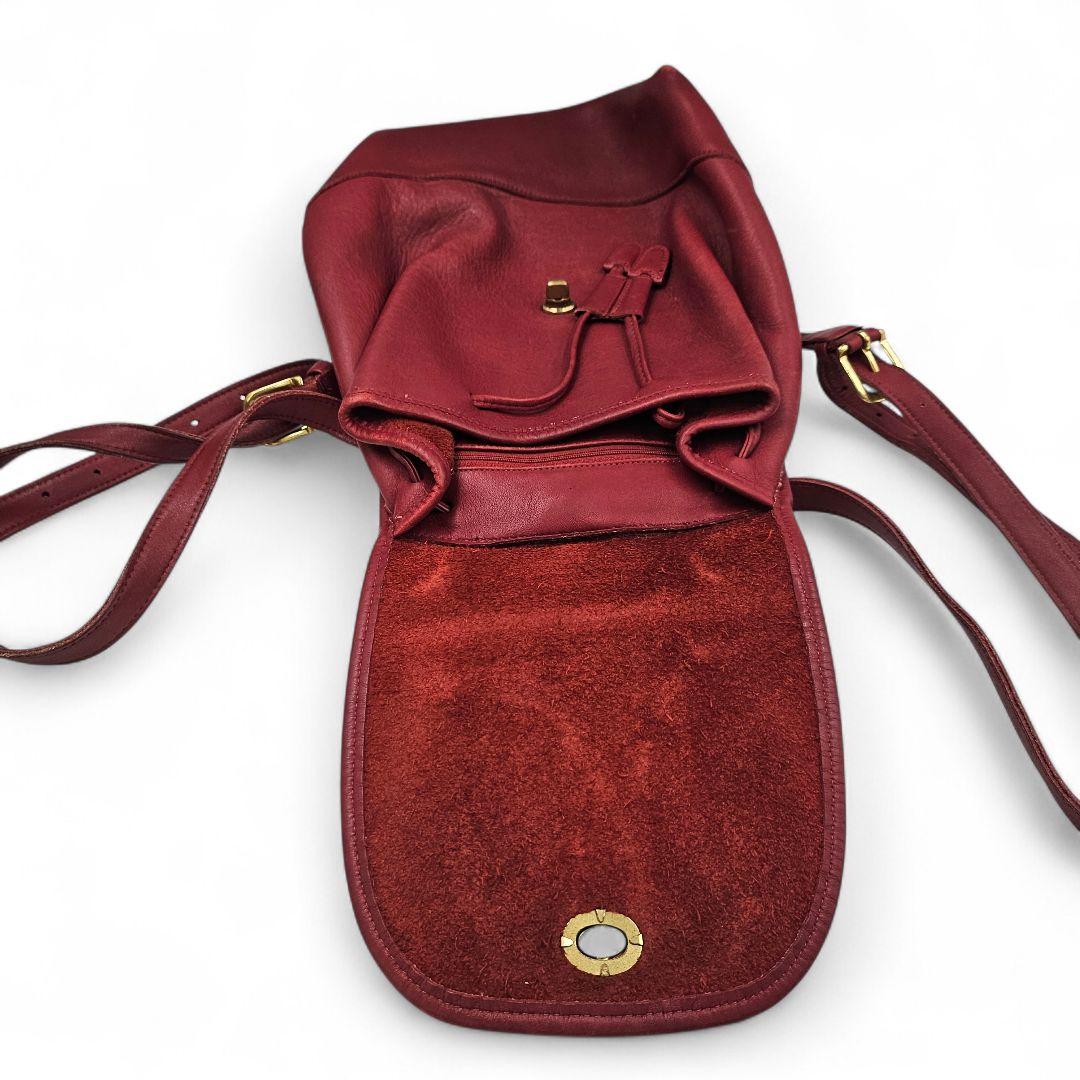 ヴィンテージ　OLD COACH　リュック　ターンロック　クラブタンレザー