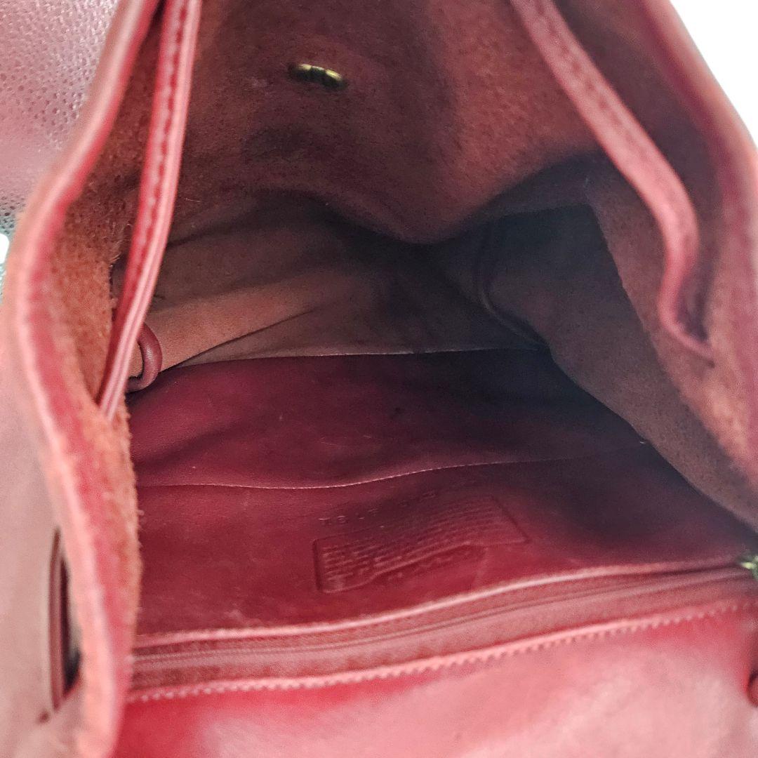 ヴィンテージ　OLD COACH　リュック　ターンロック　クラブタンレザー