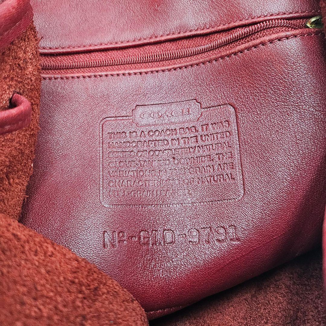 ヴィンテージ　OLD COACH　リュック　ターンロック　クラブタンレザー