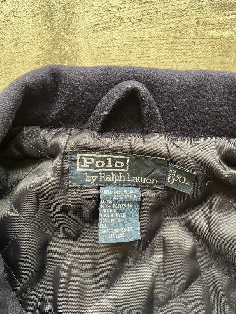 90s Polo by RalphLauren A-2タイプ ウール ジャケット