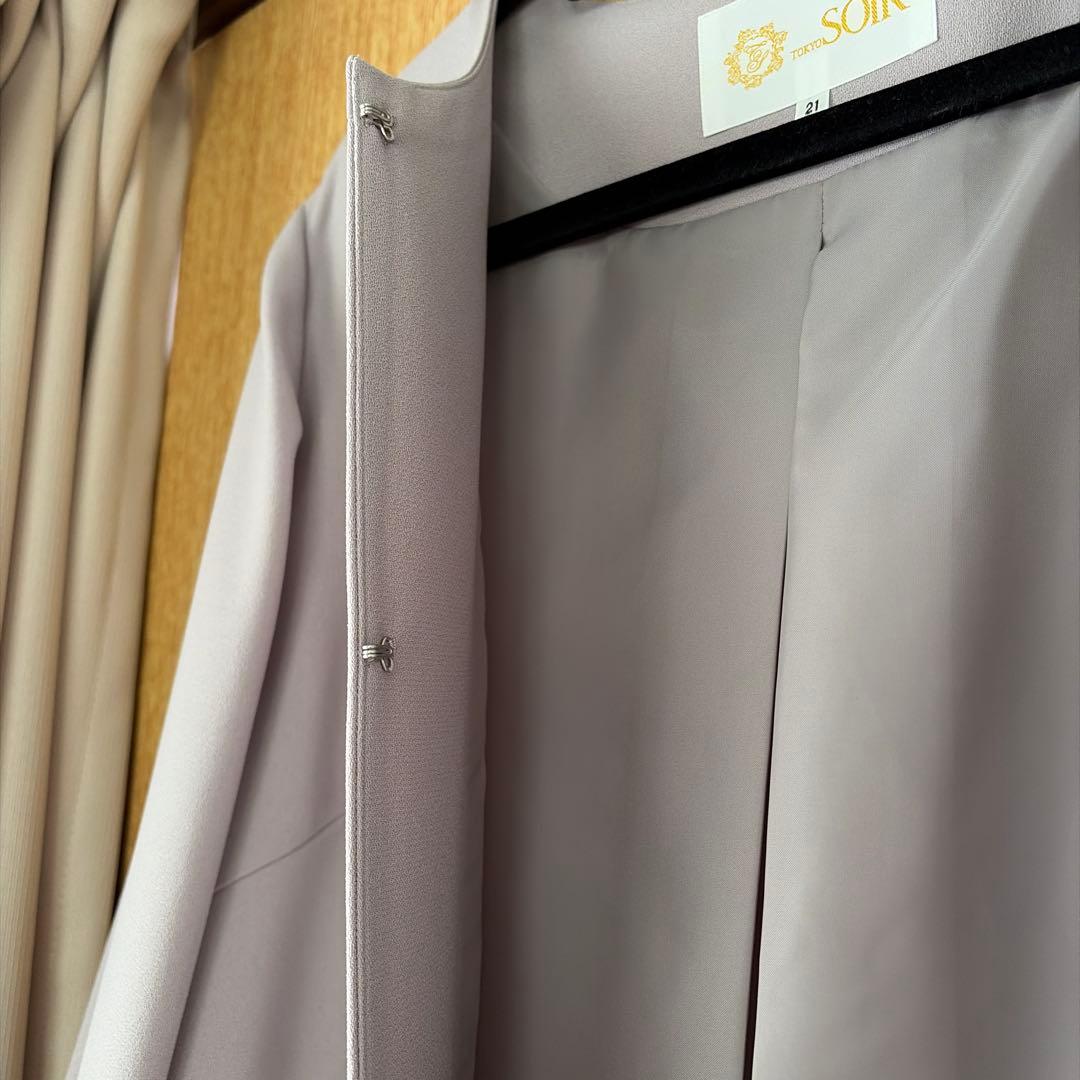 新品 東京ソワール ロングジャケット コート 21号 卒業式 入学式