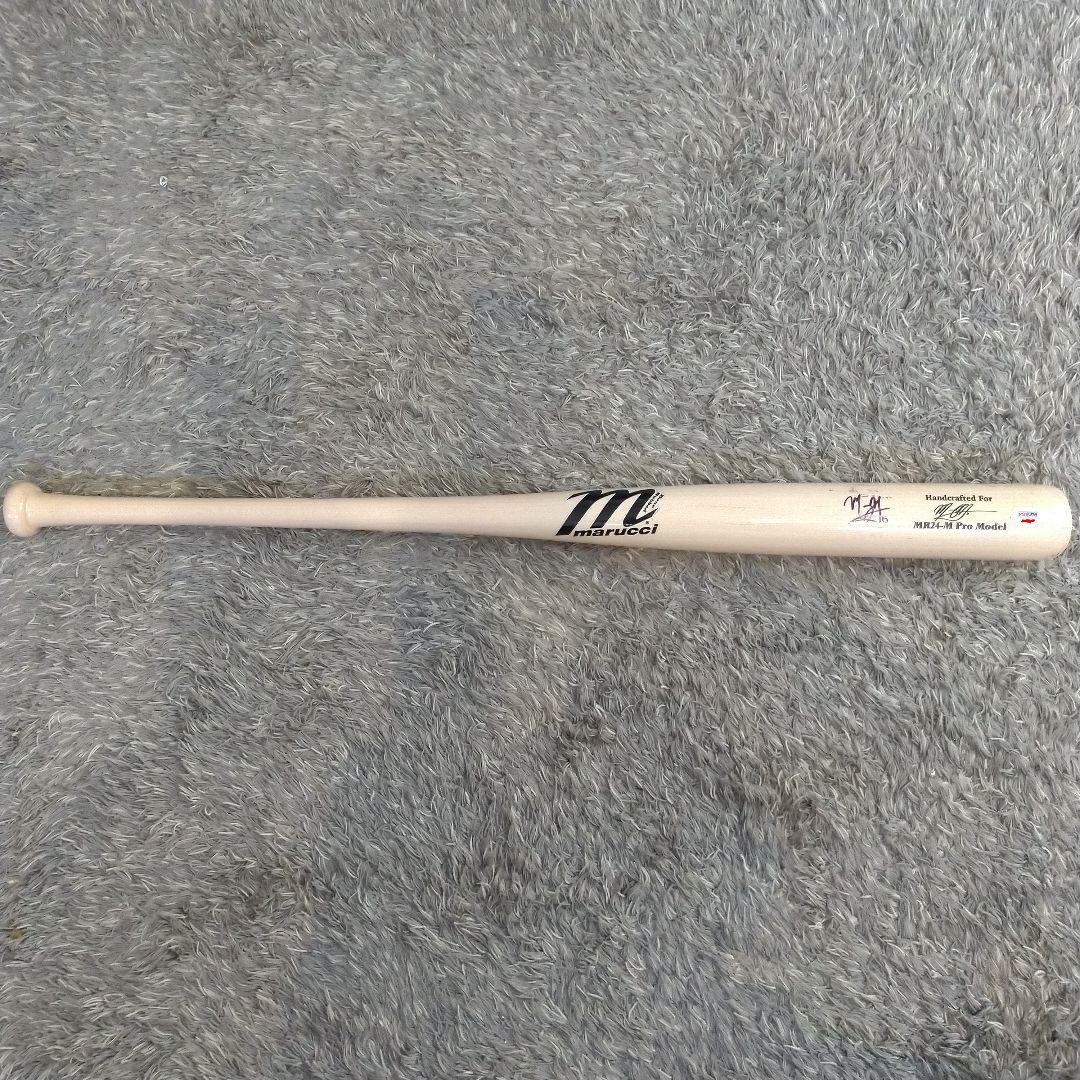マニーマチャド 実使用バット 直筆サインつき 支給品 PSA証明 - メルカリ