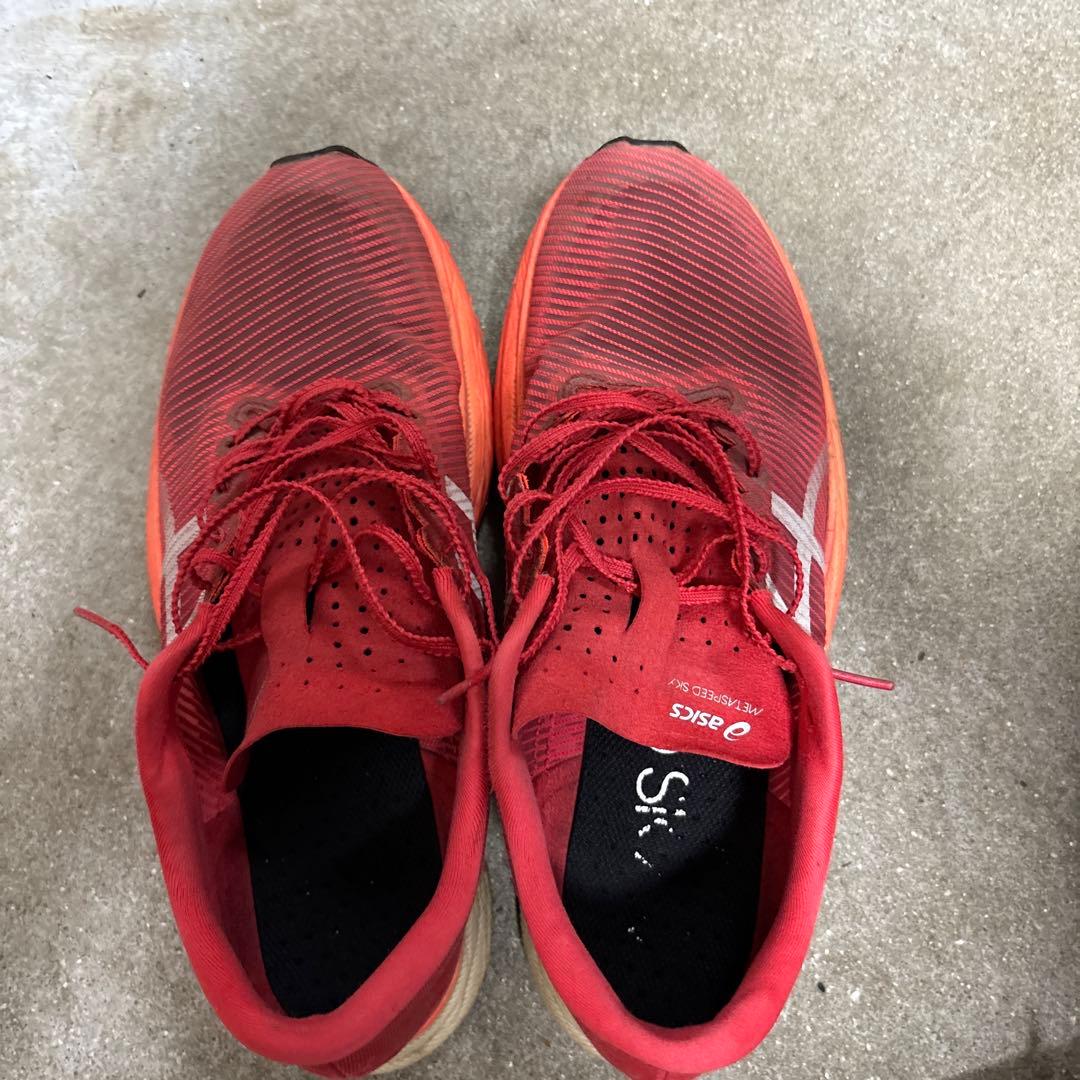 ASICS メタスピードスカイ+ 26.0cm レッド