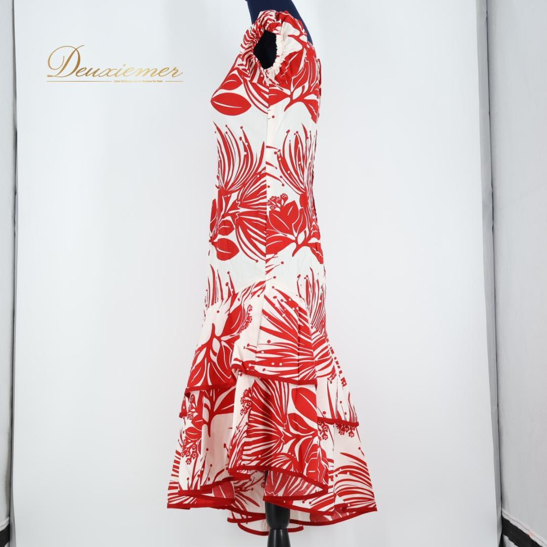 日本製 フラダンス衣装】ホワイト ALOHA STANDARDS ワンピース - メルカリ