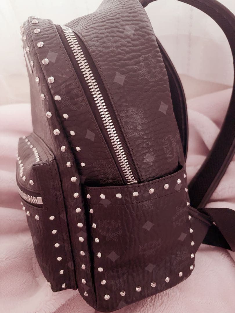 ♥MCM スタッズ付き 黒♥