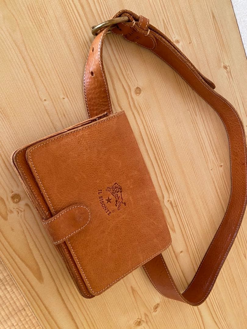 IL BISONTE IL イルビゾンテ ウエストバッグ ポーチ レザー