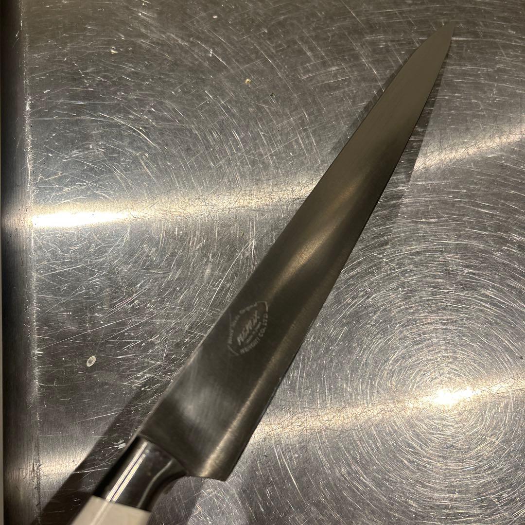 子の日スジ引き包丁白色ハンドル