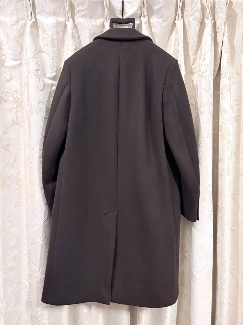 ZARA ORIGINS ウールブレンドダブルブレストコート S ブラウン