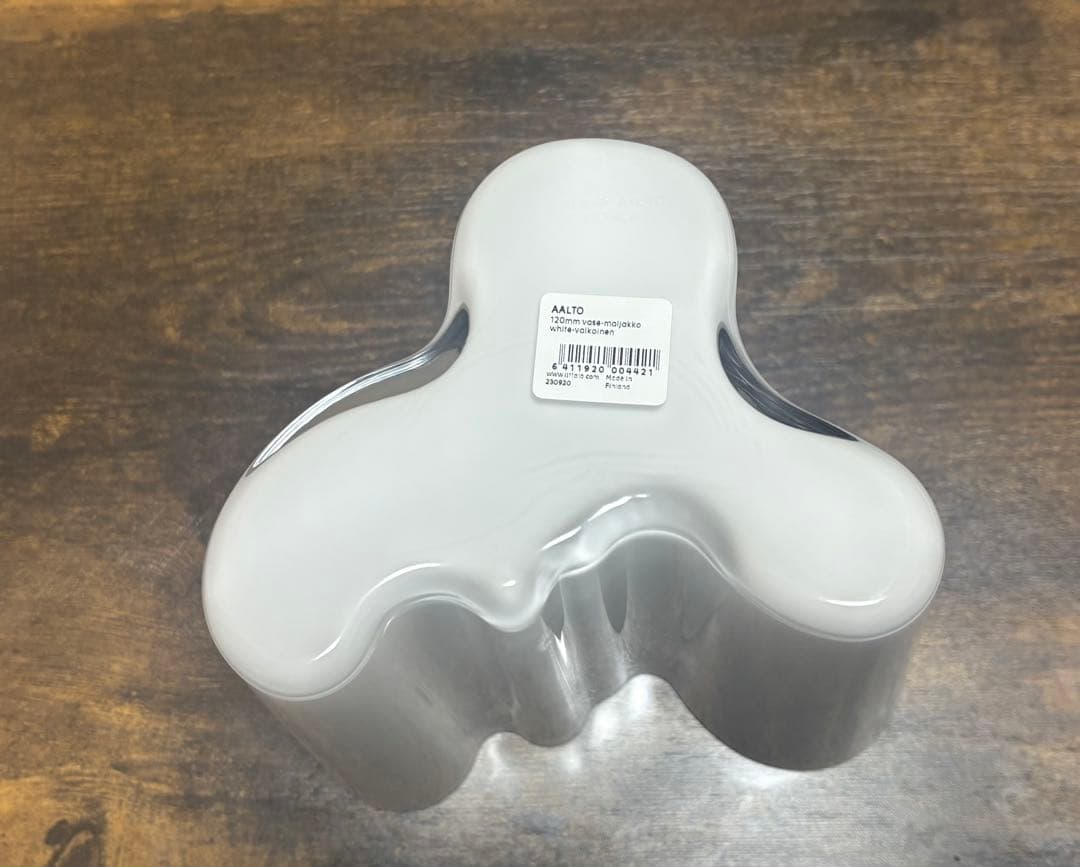 新品 アルヴァ・アアルト コレクション ベース 120mm ホワイト