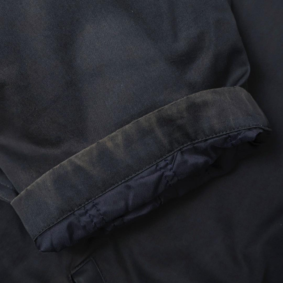 H3938-119バーバリーズ　コットン　スタンドカラーフーディーコートY2K