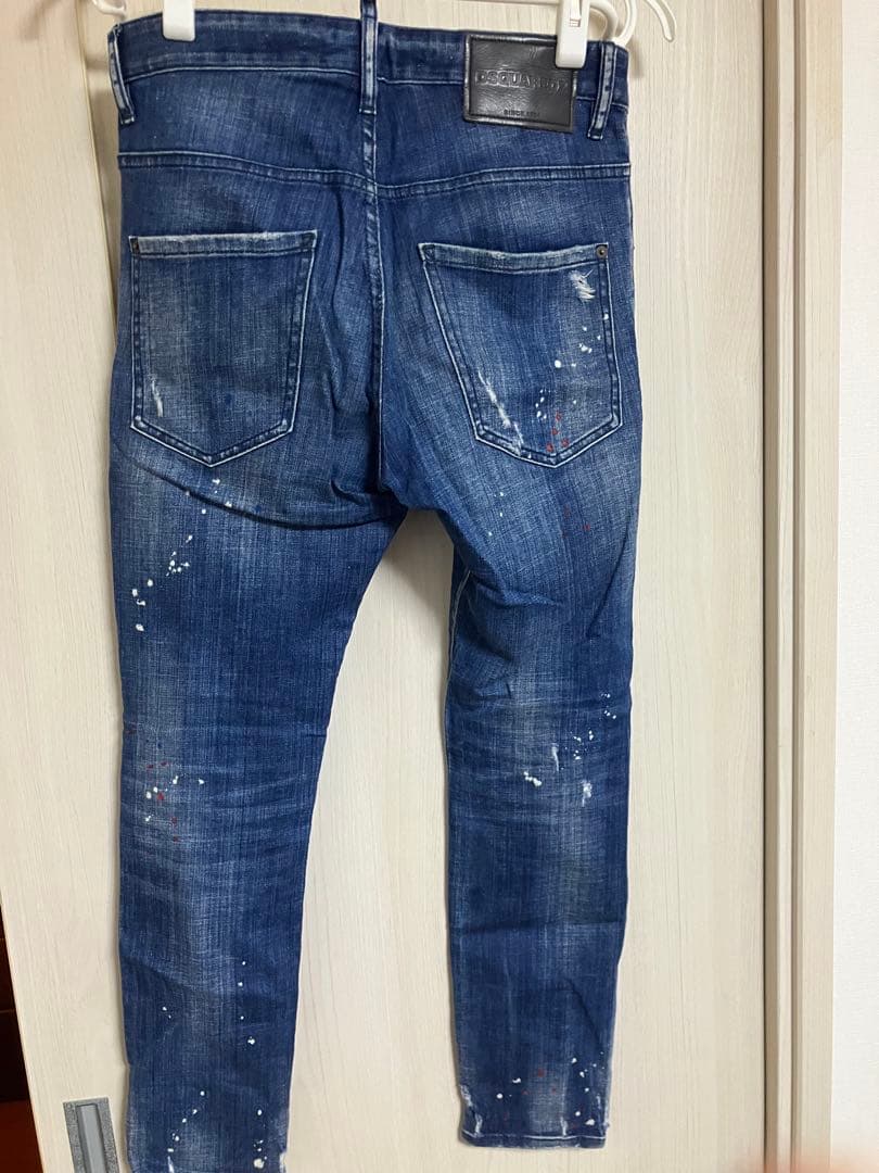 DSQUARED2 ディースクエアードSKATER スケーター ダメージペイント