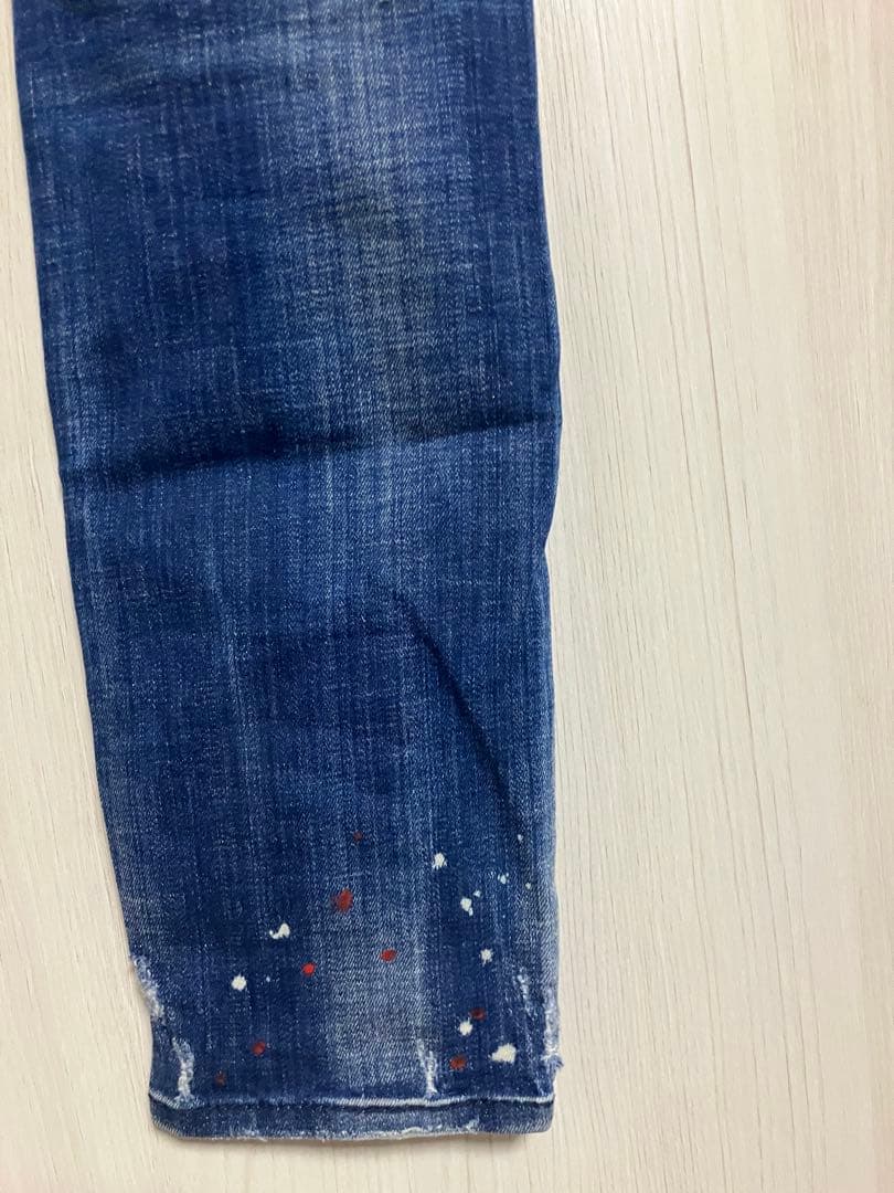 DSQUARED2 ディースクエアードSKATER スケーター ダメージペイント