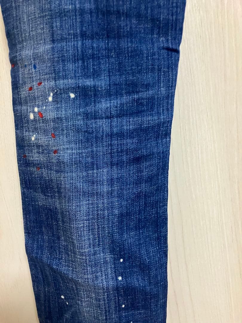 DSQUARED2 ディースクエアードSKATER スケーター ダメージペイント