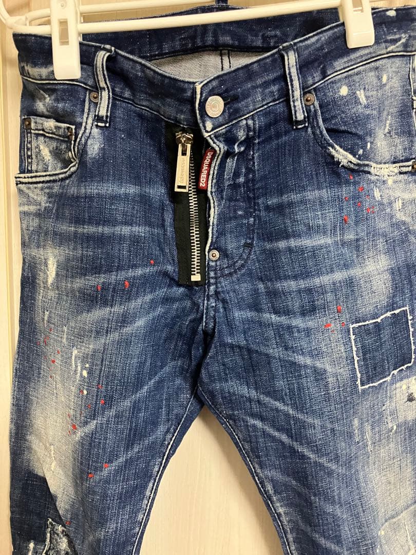 DSQUARED2 ディースクエアードSKATER スケーター ダメージペイント