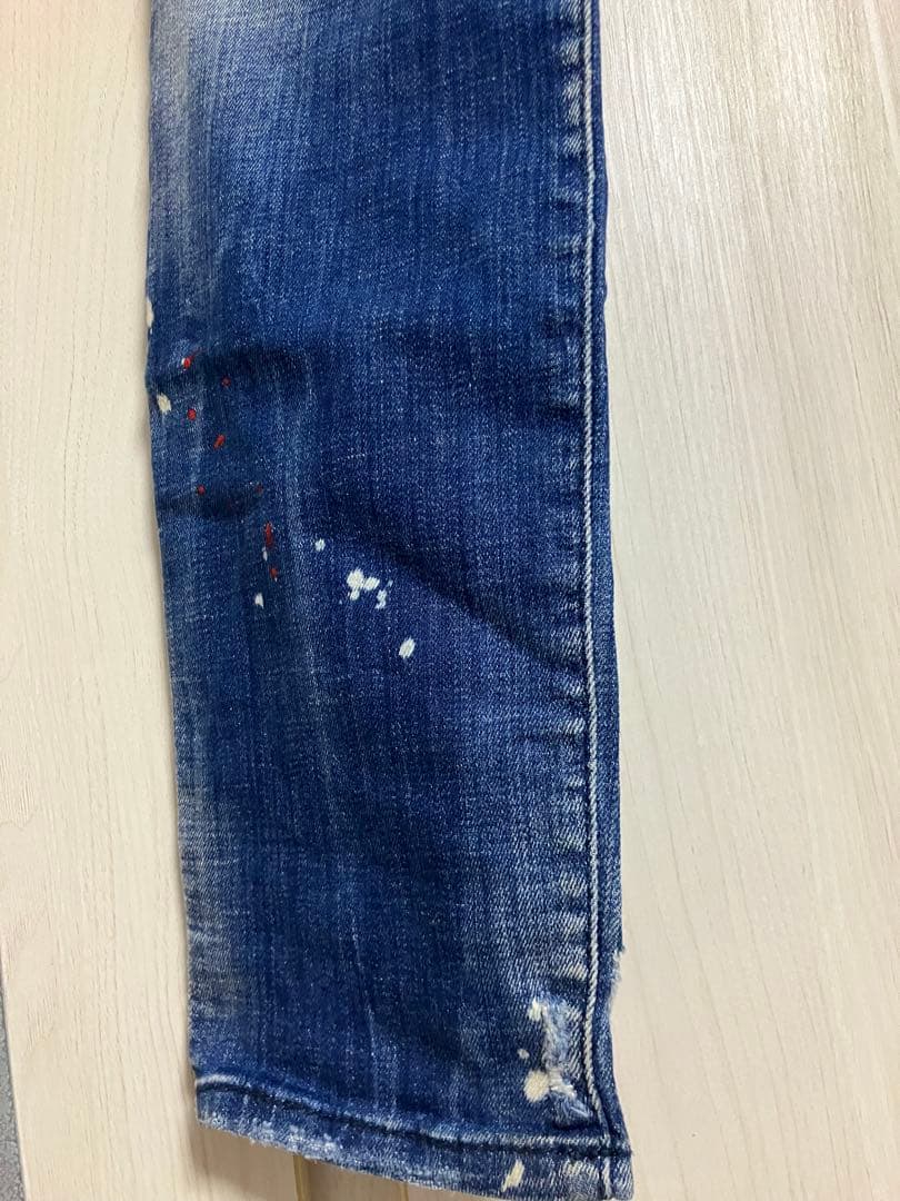 DSQUARED2 ディースクエアードSKATER スケーター ダメージペイント