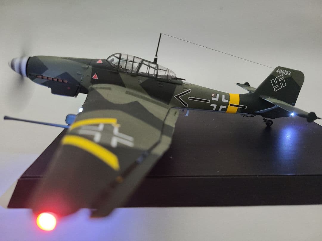ユンカース スツーカ ju87 タンクバスター リアルモーターライズ完成品