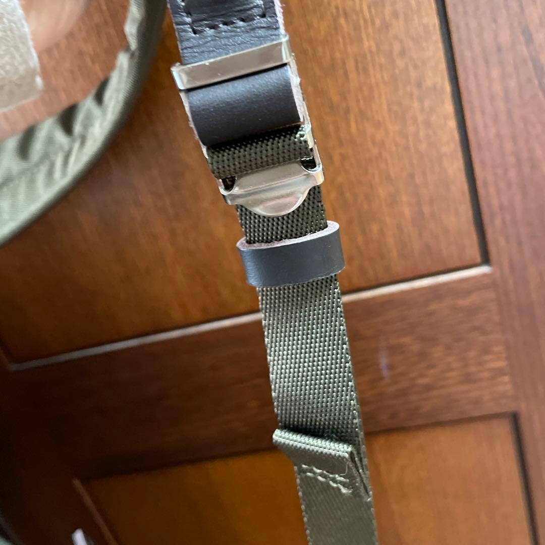 新品未使用Y'SACCS オリーブ ナイロンレザーリュック