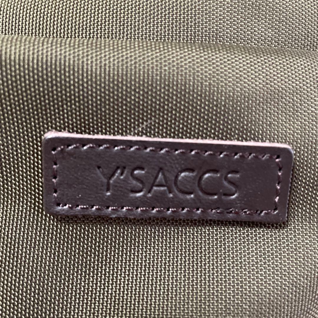 新品未使用Y'SACCS オリーブ ナイロンレザーリュック