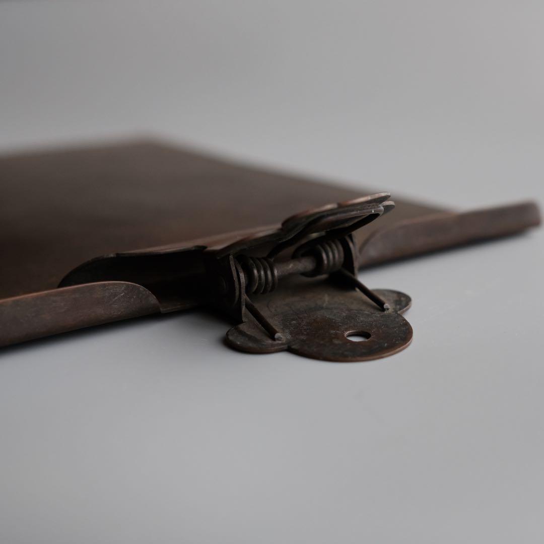 1920年前後のフランス製真鍮製ドキュメントクリップボード 最