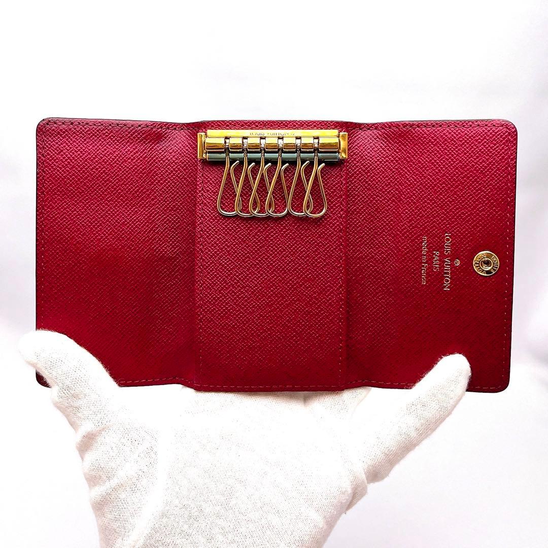 最新！ICチップ搭載　ルイヴィトン キーケース　ミュルティクレ　６　フューシャ