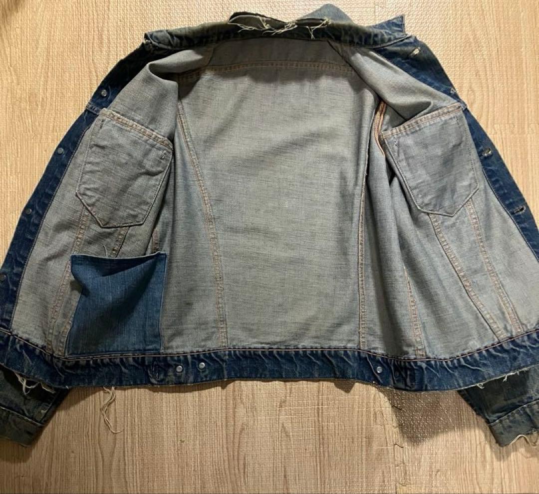 リーバイス 70505 BIGE 42〜44デニムジャケット ビッグサイズ