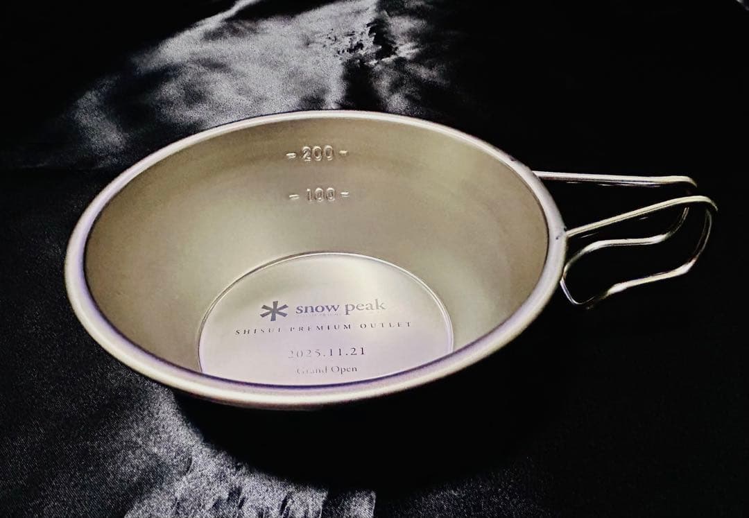 激レア入手困難品スノーピーク酒々井プレミアムアウトレットオープン
