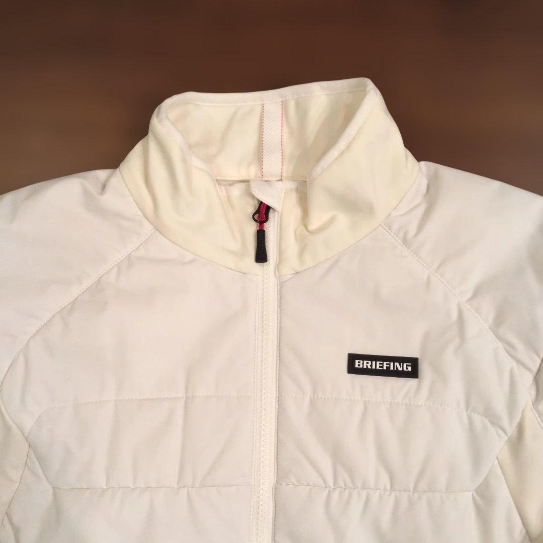 ブリーフィング ゴルフ ホワイト キルティングジャケットＳ М相当？