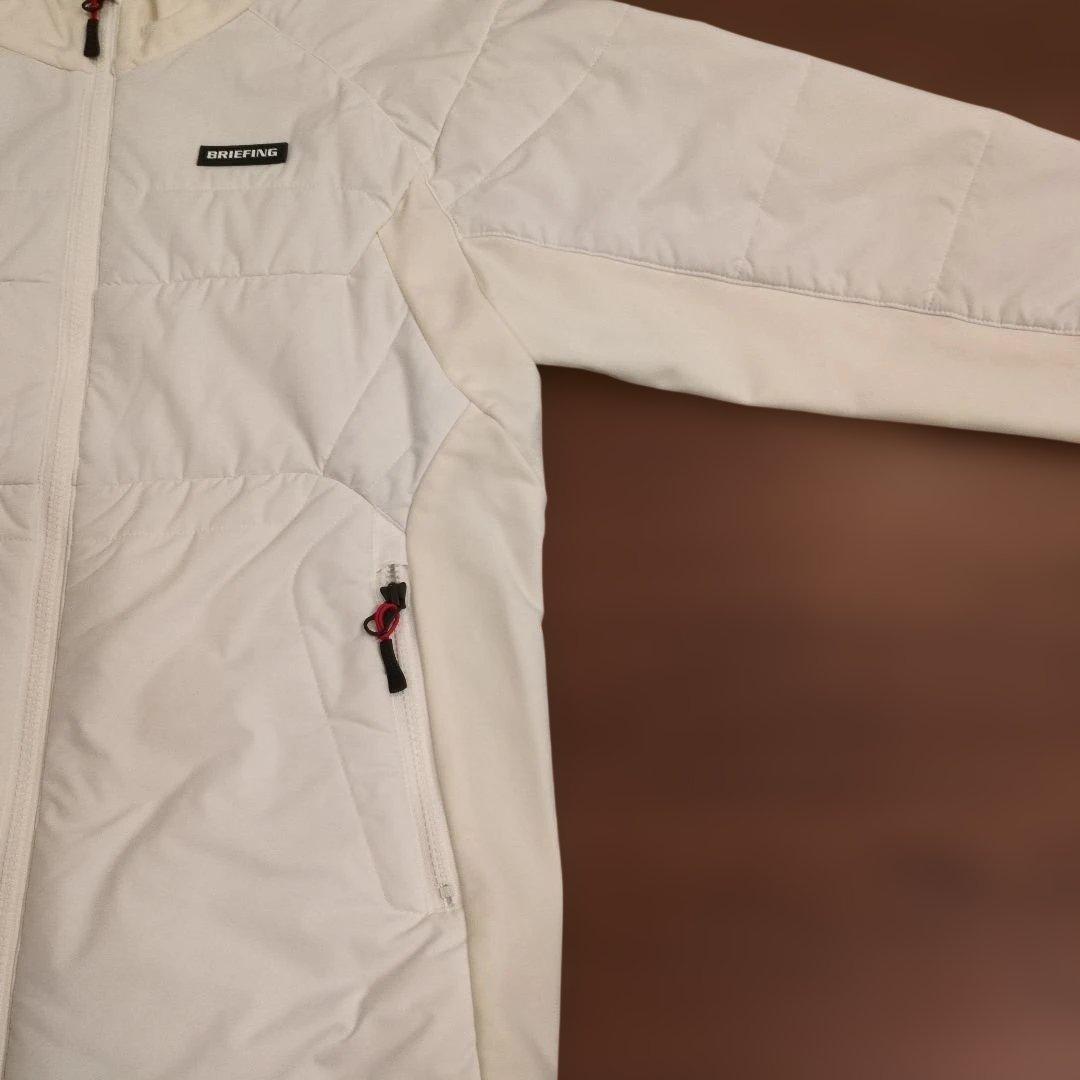 ブリーフィング ゴルフ ホワイト キルティングジャケットＳ М相当？