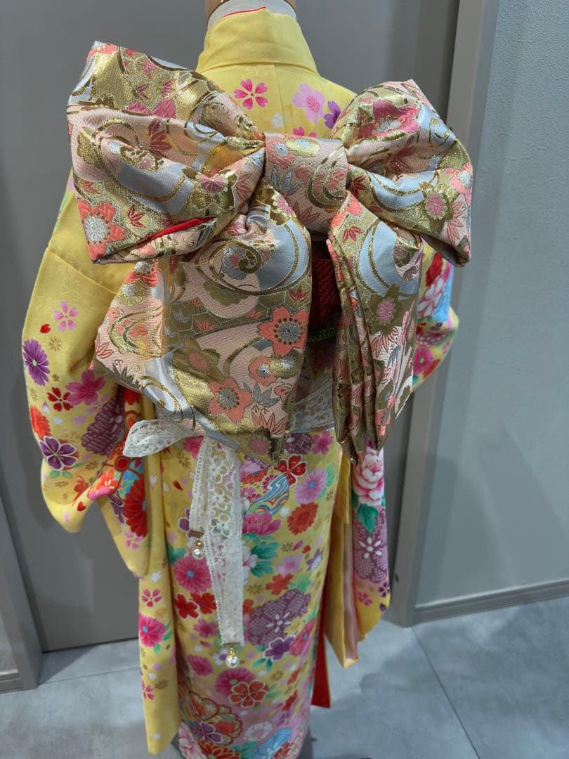 日本製　七五三　7歳　着物　フルセット　和装　和服