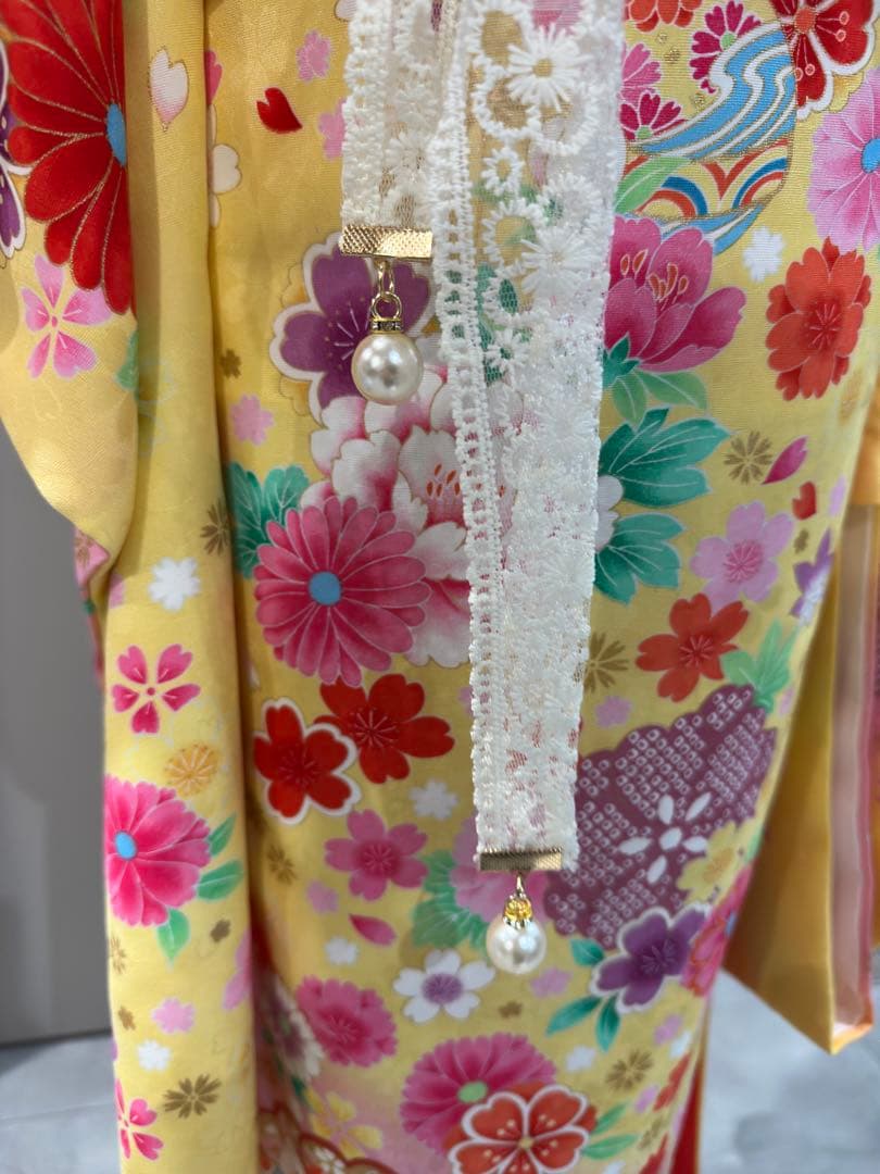 日本製　七五三　7歳　着物　フルセット　和装　和服