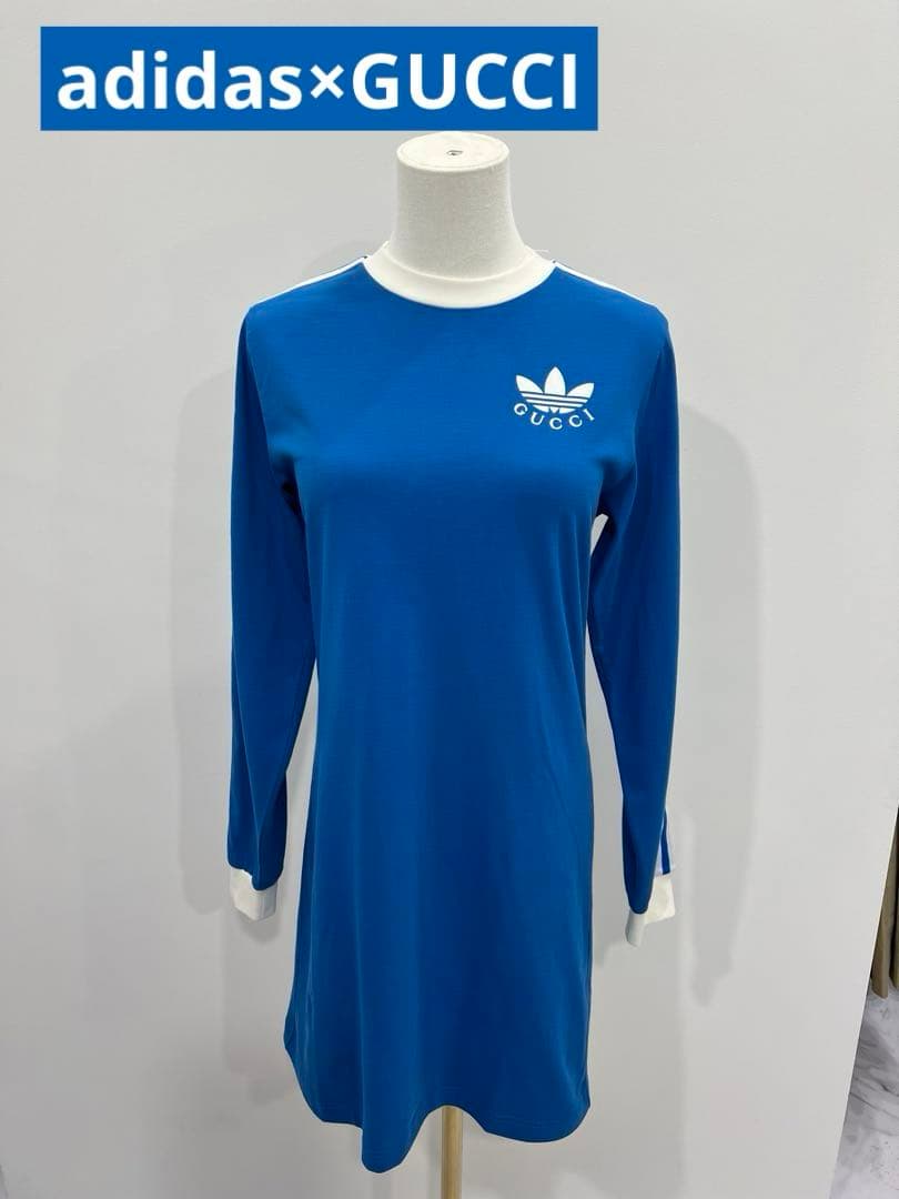 adidas×GUCCI Tシャツドレスワンピース - メルカリ