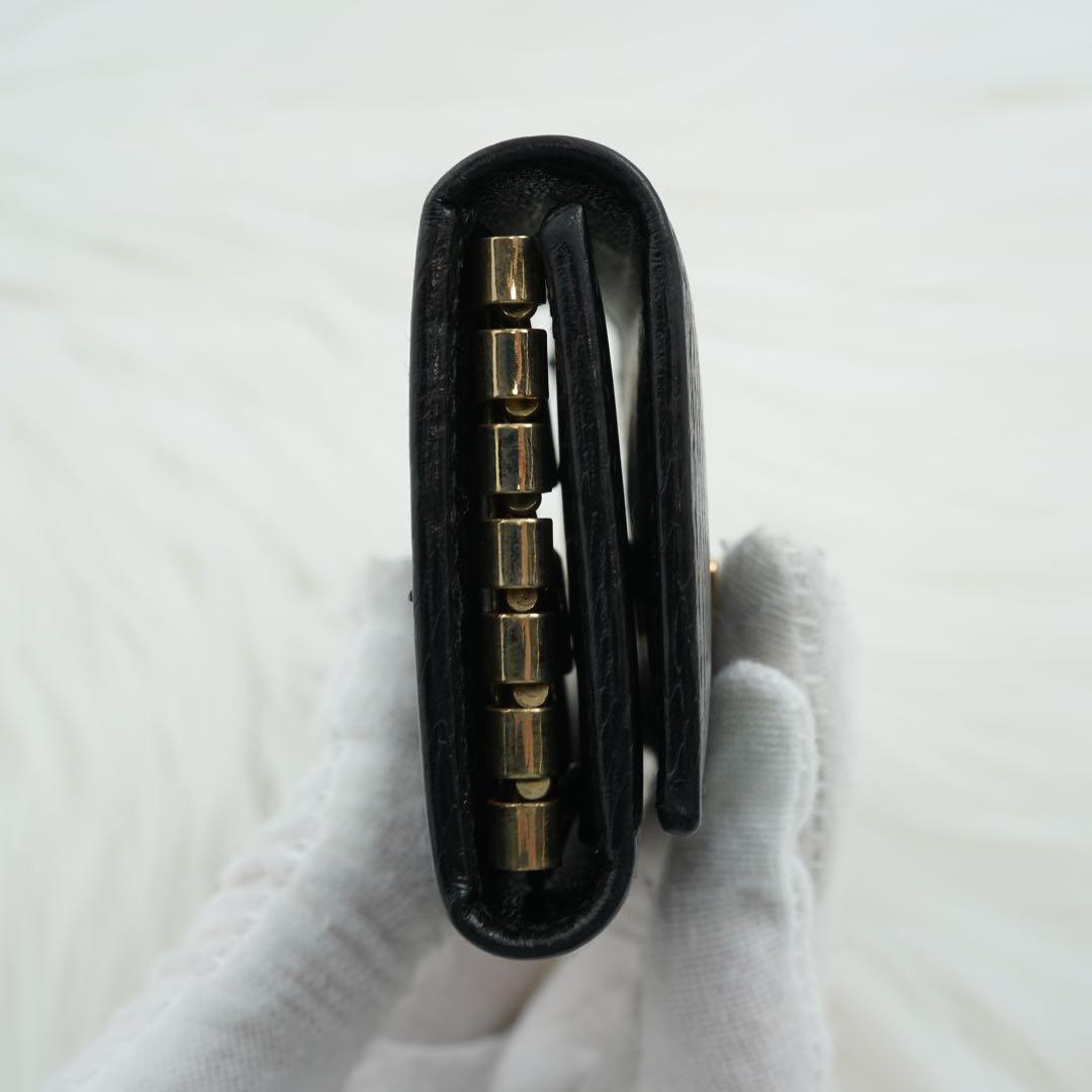 新品未使用品　箱付き　GUCCI グッチ　キーケース　ロゴグラム　ブラック