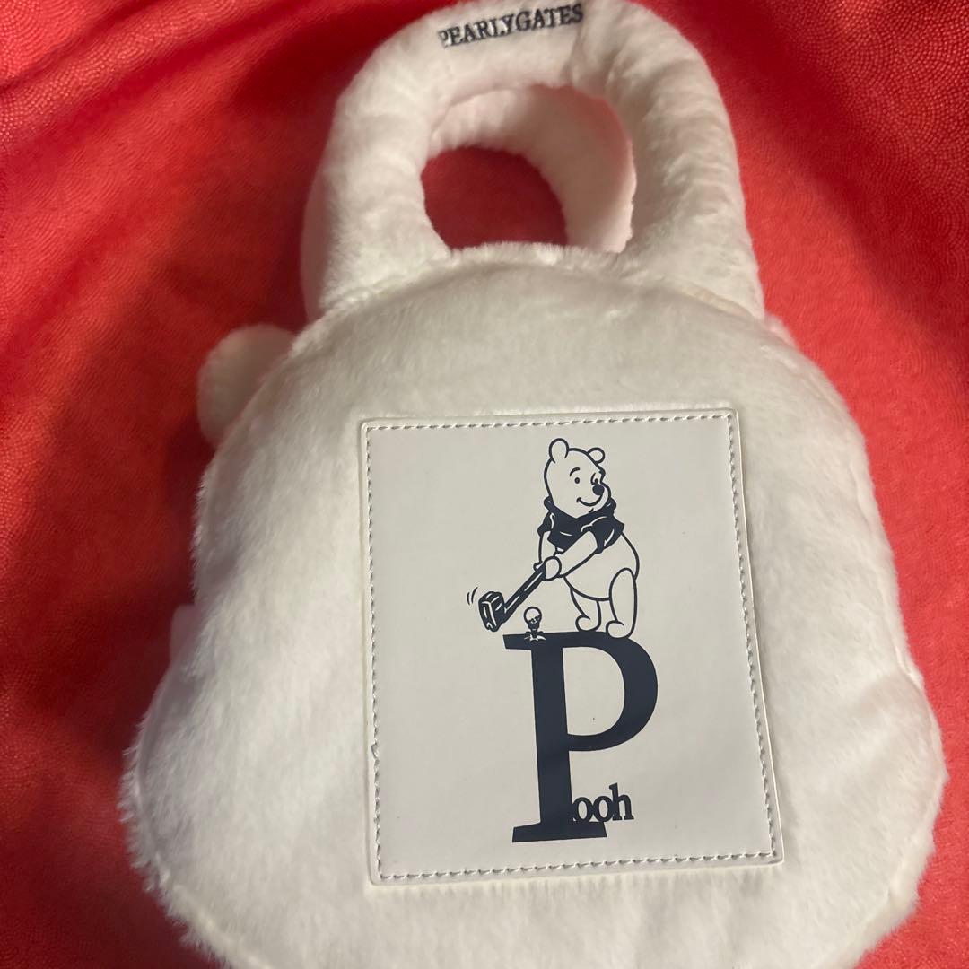 PEARLY GATES プーさん バック フェイクファー白 100周年記念