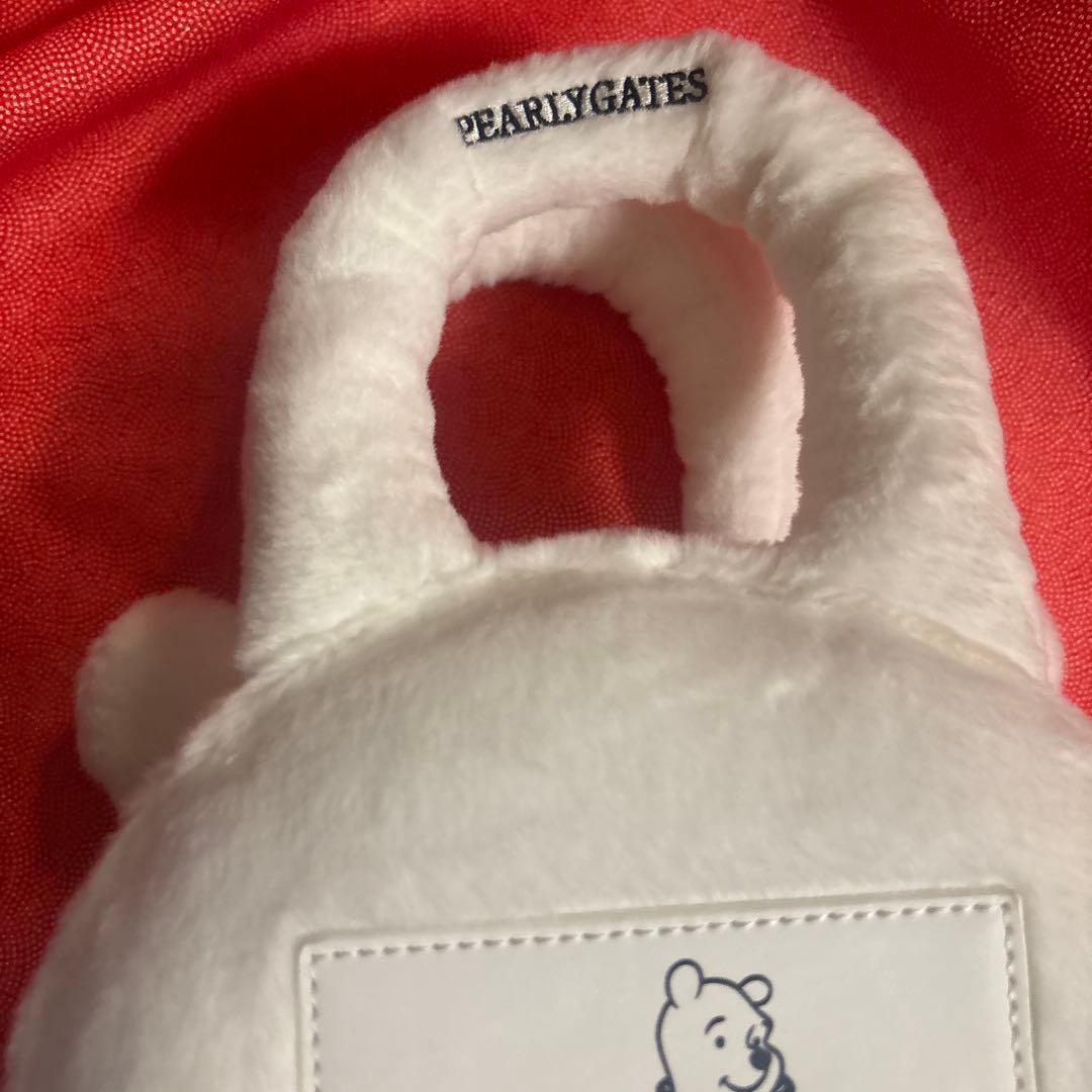 PEARLY GATES プーさん バック フェイクファー白 100周年記念