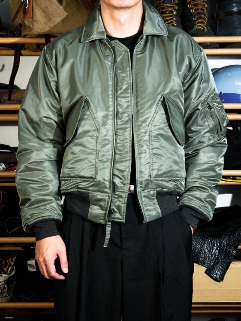 CWU-45Pフライトジャケット セージグリーン メンズ