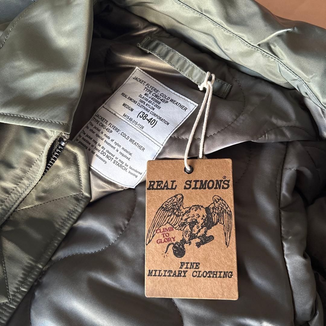 CWU-45Pフライトジャケット セージグリーン メンズ