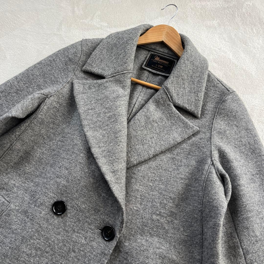 ●23区　ダブル　ロング　チェスターコート　ベルト　女優襟　イタリア製生地