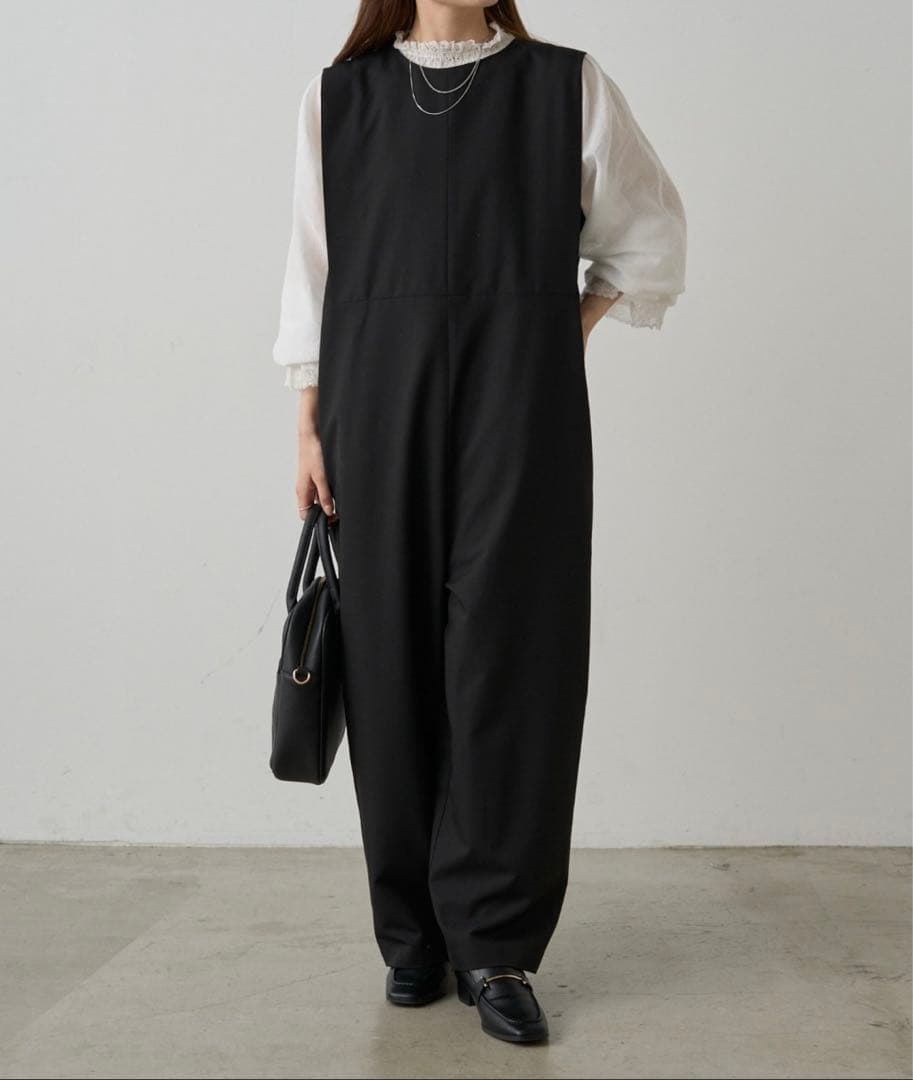 PUAL CE CIN【Du noir】オールインワンサロペット