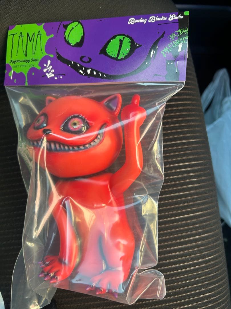 スーフェス かっこわらい雑貨店 Fuckin' タマ ピンク TAMA ソフビ