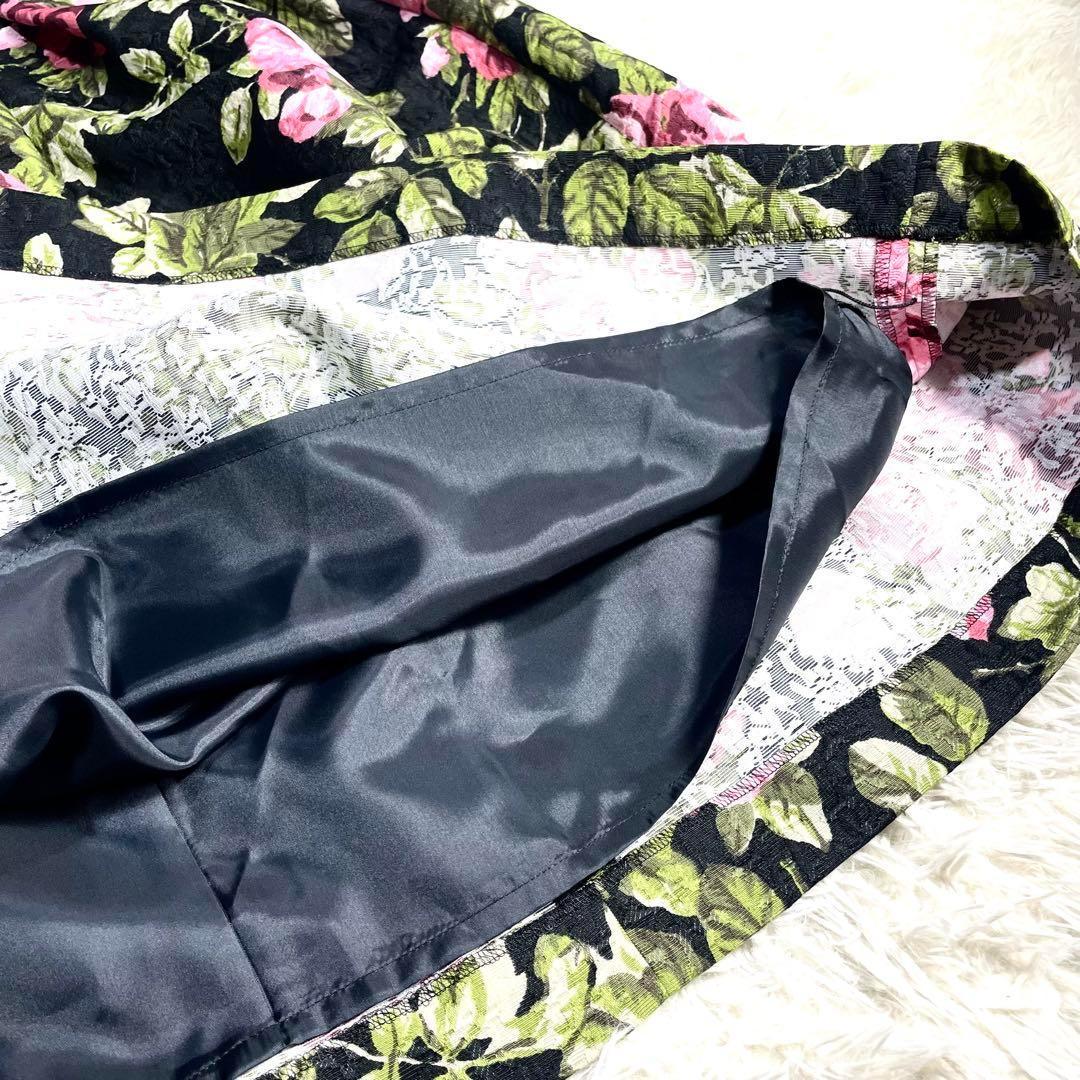 新品未使用　エムズグレイシー　ワンピース　半袖　花柄　レディース