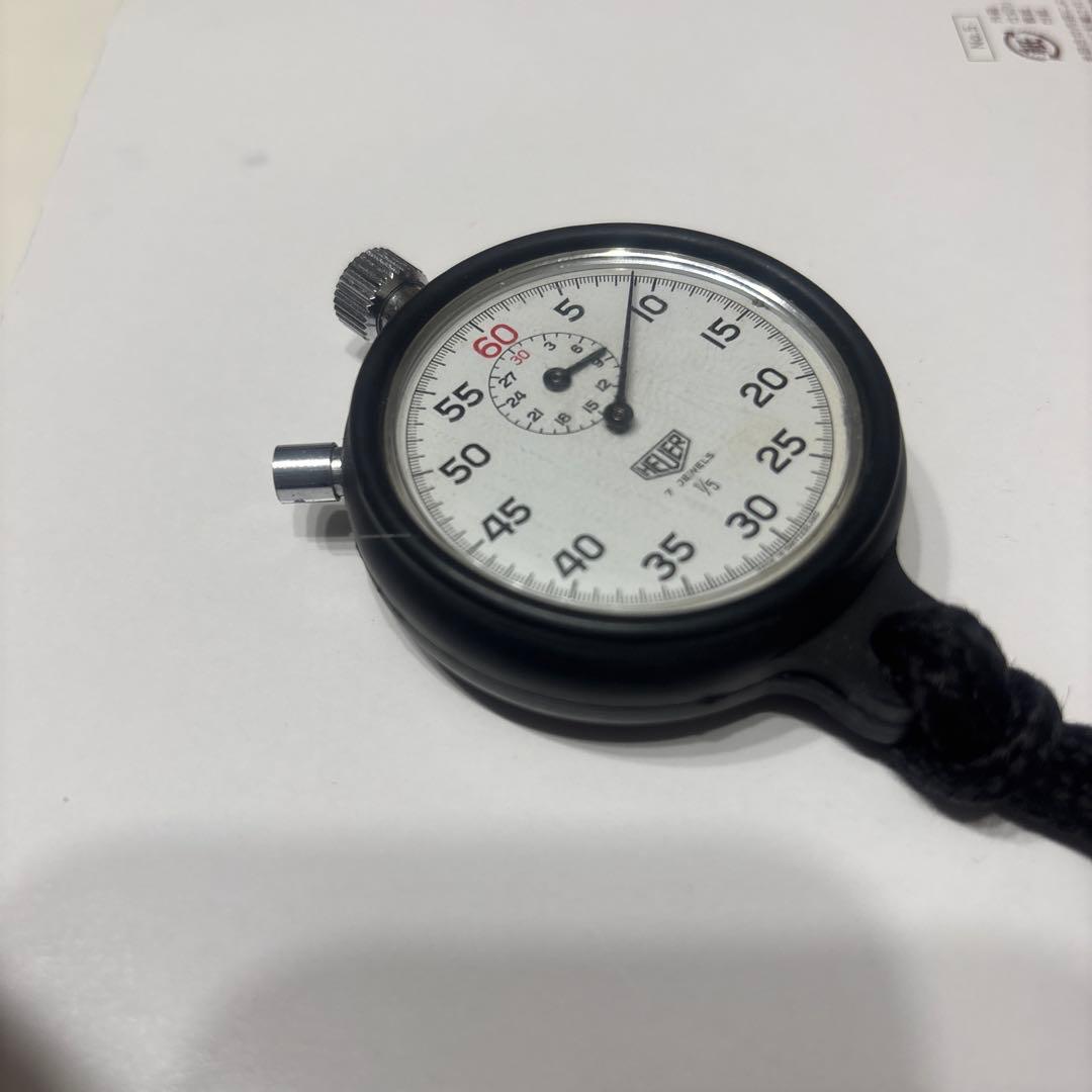 TAG Heuer ストップウォッチ 7JEWELS 手巻き