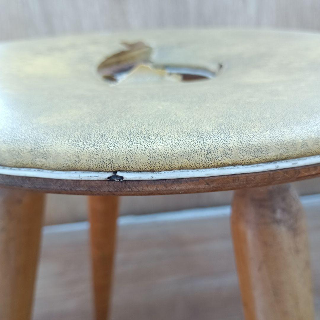 4251）天童木工のリングスツール 丸椅子 昭和レトロ - メルカリ