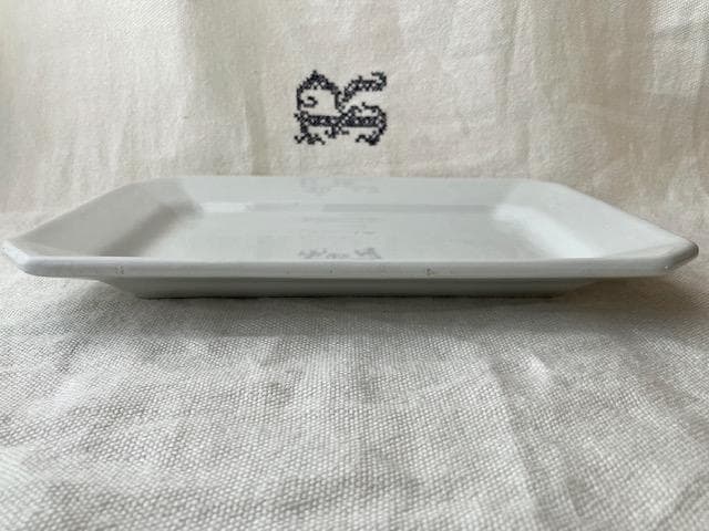レア小◆リュネヴィルオクトゴナルレクタングル皿クレイユモントロー雅姫サルグミンヌ