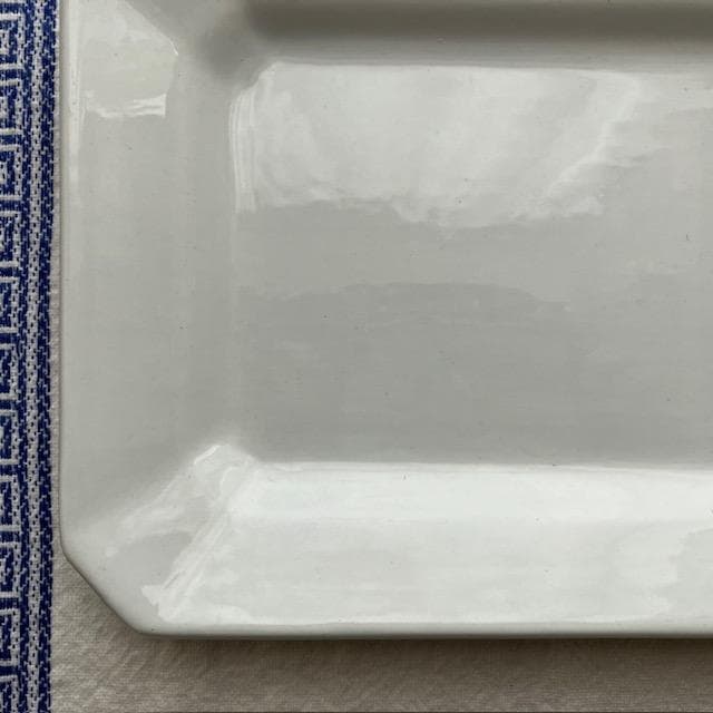 レア小◆リュネヴィルオクトゴナルレクタングル皿クレイユモントロー雅姫サルグミンヌ