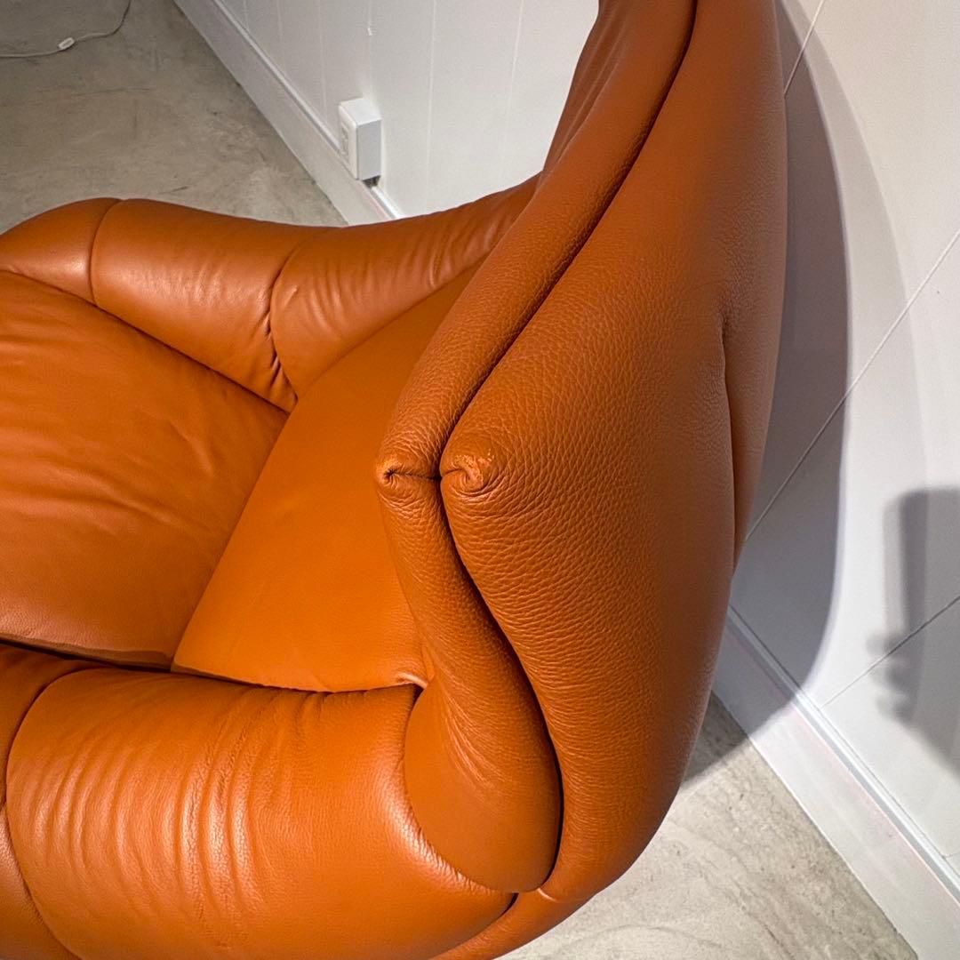 de sede スイス製 レザー ラウンジチェア