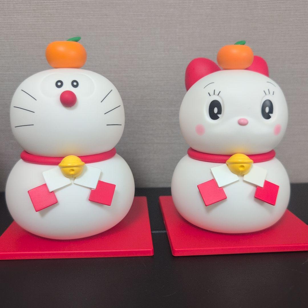 郵便局限定 ドラえもん ドラミちゃん 鏡餅フィギュアセット 大