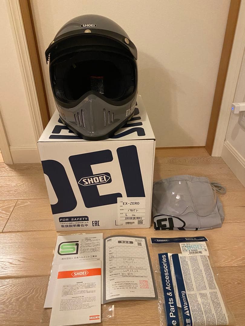 SHOEI EX-ZERO バサルトグレー サイズL - メルカリ