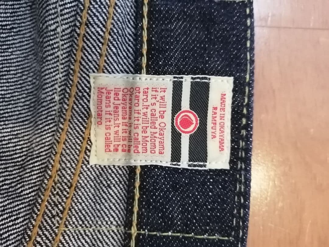 桃太郎ジーンズ　W40　出陣クラシックストレート　美品　ビッグサイズ　大きい