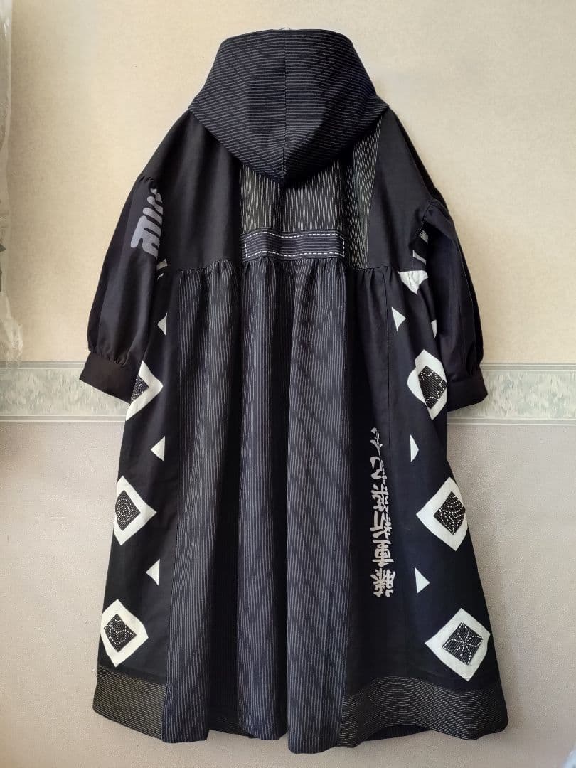 こえと　フード付き半纏のコート