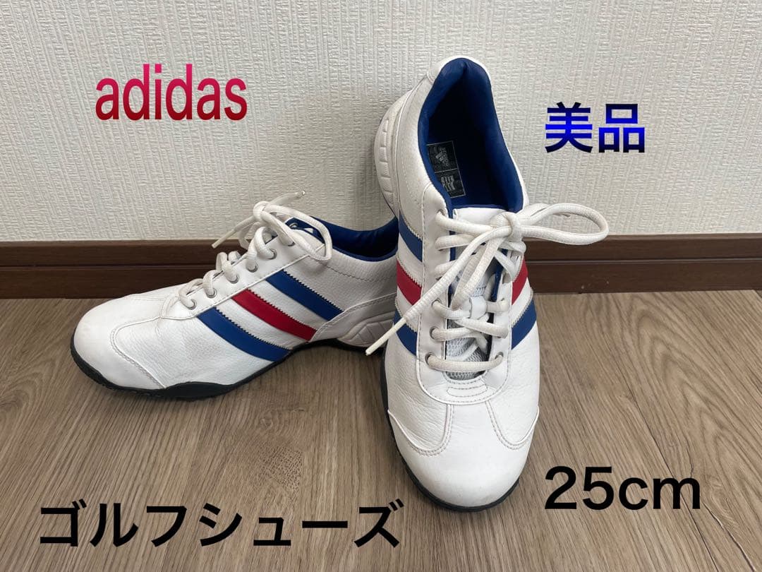 adidas ゴルフシューズ 25cm 美品